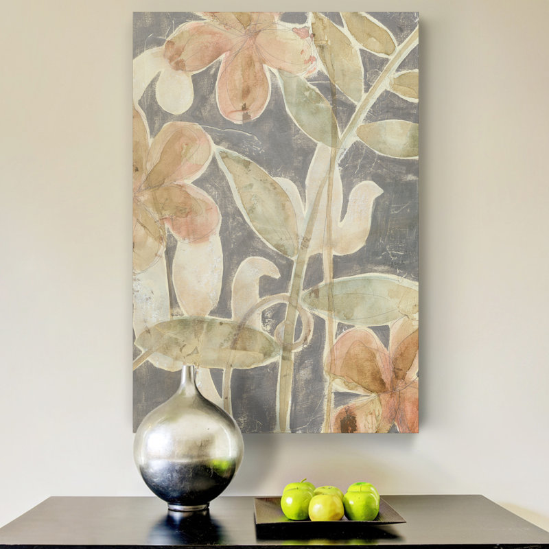 «Rainforest Fresco I», reproduction sur toile, H 32 po x l 24 po x P 1 po, Toile tendue