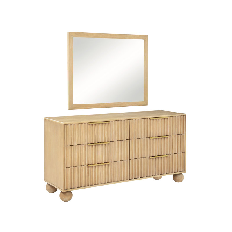 Commode et miroir 2 pièces Atlas