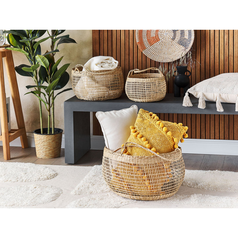 Bay Isle Home Arapaima Seagrass Basket