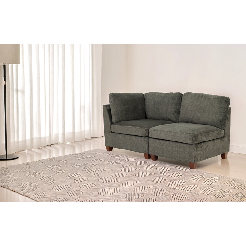ENSEMBLE MODULAIRE - 2 pièces en gris