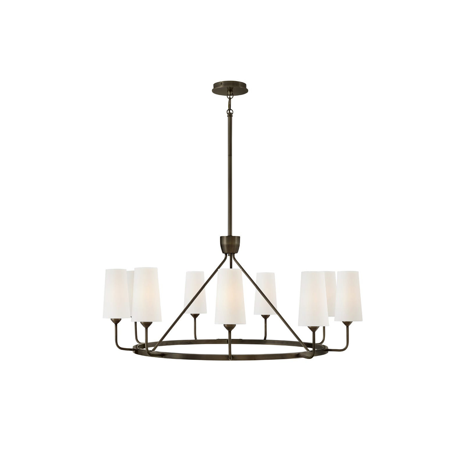 Ardea 9 - Light Dimmable Chandelier, Black Oxide