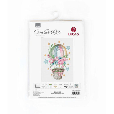 Ballon Counted Cross-Stitch Kit by Luca-S B7007L