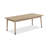 Extendable White Oak Dining Table In Au Natural