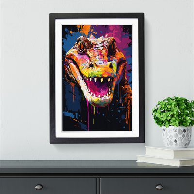 Alligator Pop - Framed Print