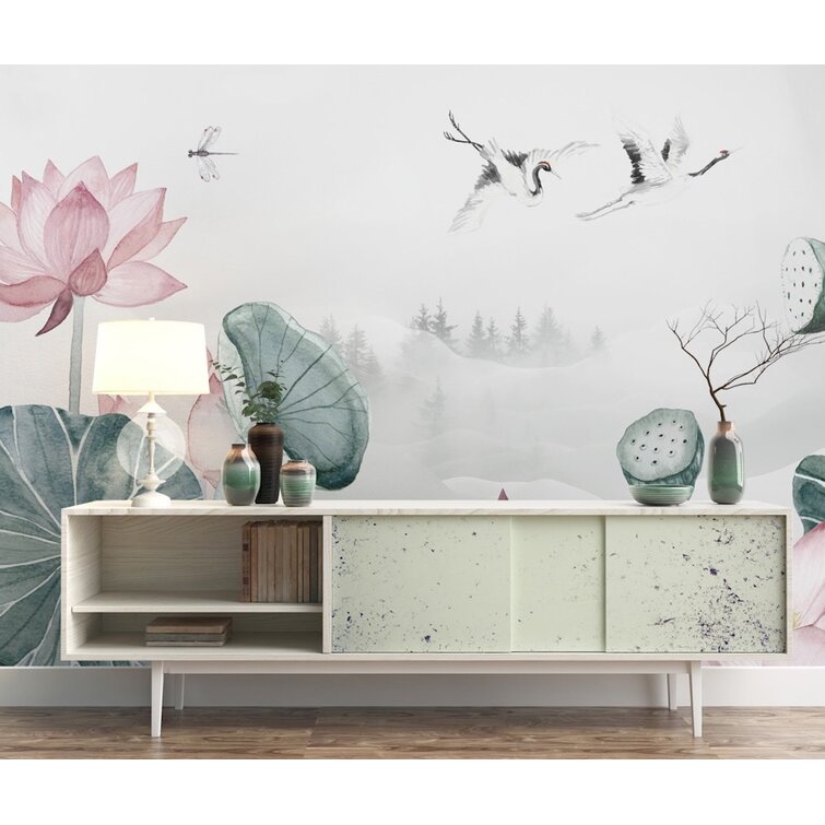 Sticker mural Floral Nelumbo