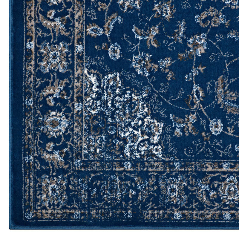 Modway Lilja Distressed Vintage Persian Medallion Area Rug, Rectangle 5' x 8'
