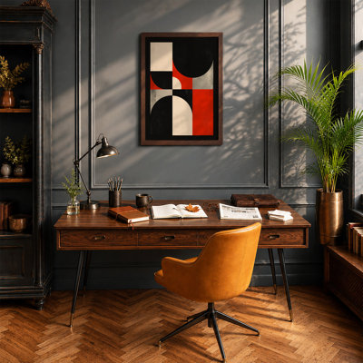 Dynamic Geometry Geometric - Framed Print