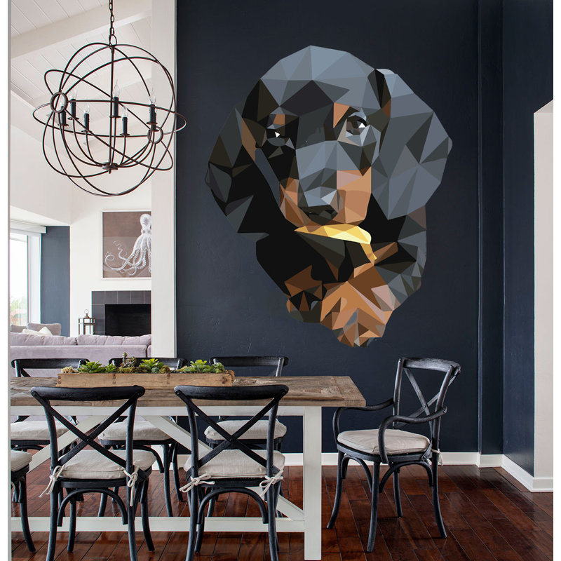 Adhésif décoratif chien teckel, GD180 (46 x 56)