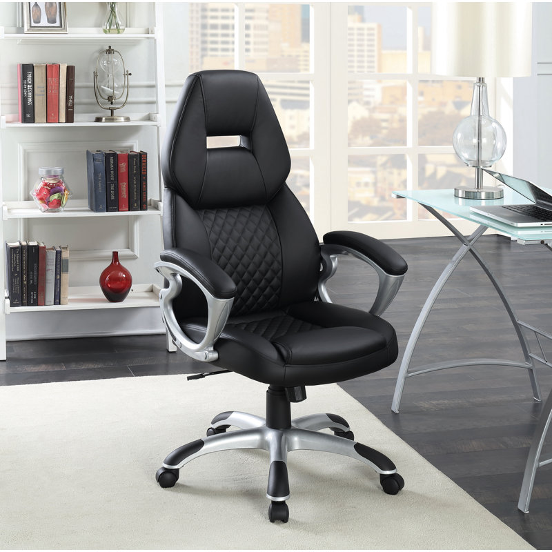 Robichaud Executive Chair with Headrest, Black