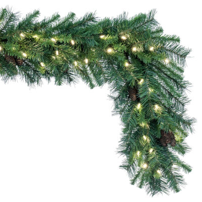 Nauman 600'' in. Lighted Faux Mixed Assortment Garland
