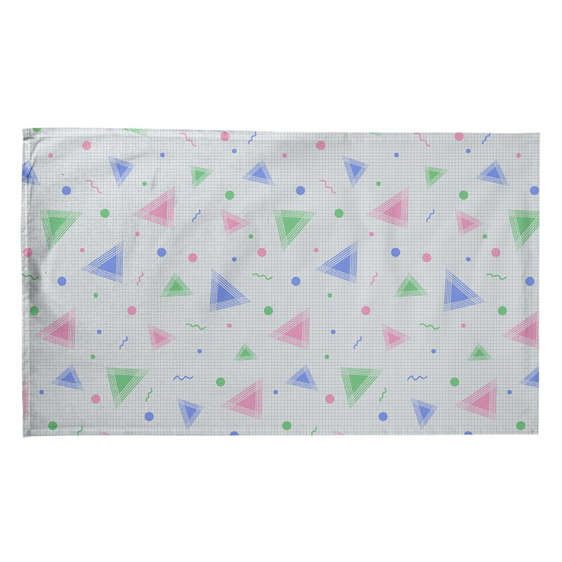 Mcguigan Tea Towel Kitchen Towel, Navy/Pink/Green, Poly Twill