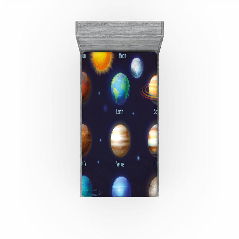 Multicolore Ambesonne Science, Drap-housse simple TG