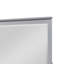 Miroir de commode Sely, cadre gris clair, 38 x 38 po-126034613