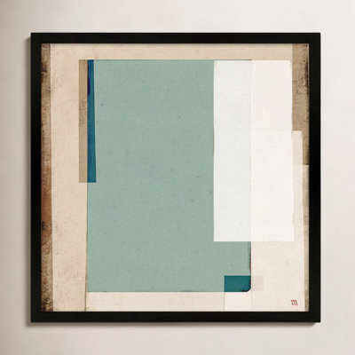 City Scape Aqua 1 Print by Marco Marella