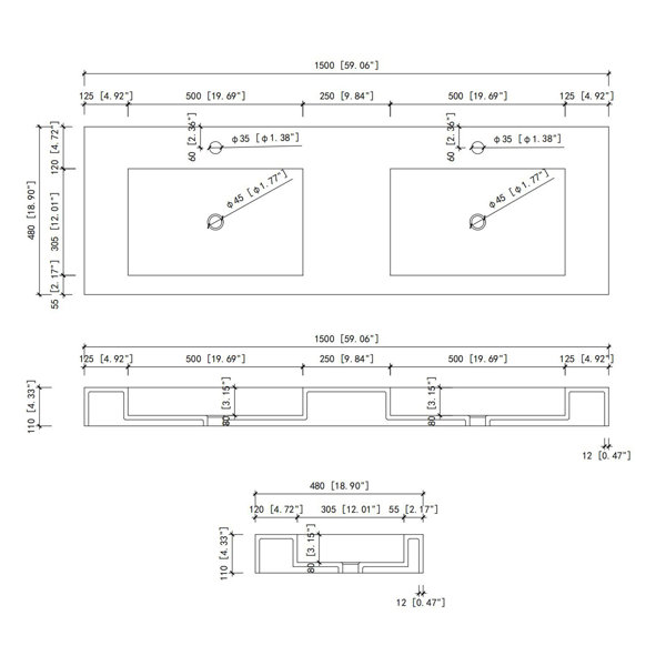 Dimensions du produit