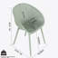 Ensemble de 2 chaises longues modernes - Plastique PP intérieur / extérieur toutes saisons, léger pour patio, plage, salon-1271618441