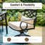 Ignasas 4 - Person Patio Dining Set with Square Table , Cushions Included