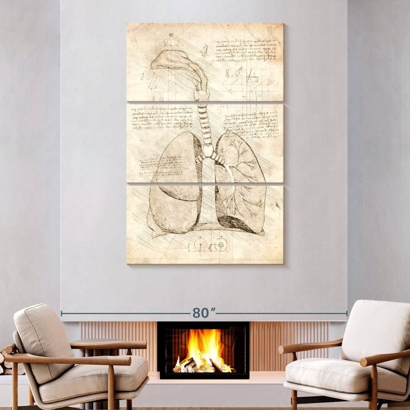 Keiri Human Respiratory System, 74'' H x 48'' W