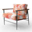 Chaise rembourrée Coastal Hibiscus-389891828