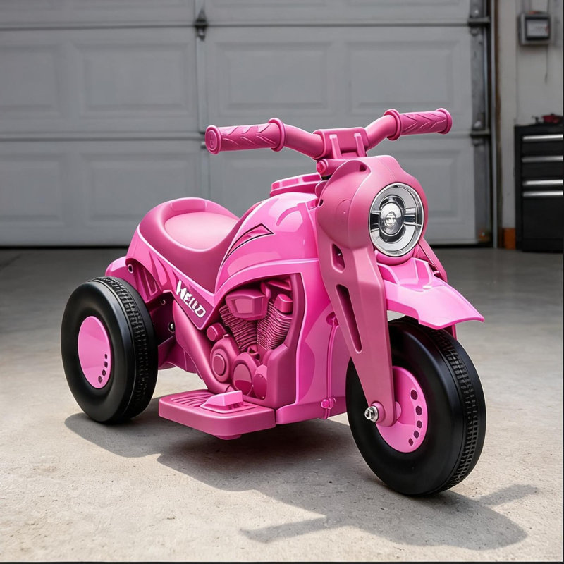 Poussette de jouets pour bébé combinant 31,5 x 14,2 x 17,1 po et 2 à 5 ans avec éclairage rose et DEL