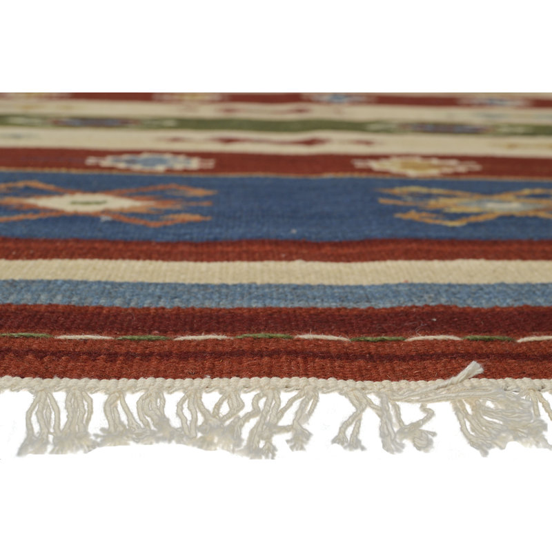 Southwestern Wool Hand Woven Area Rug, Rectangle 170 x 230cm