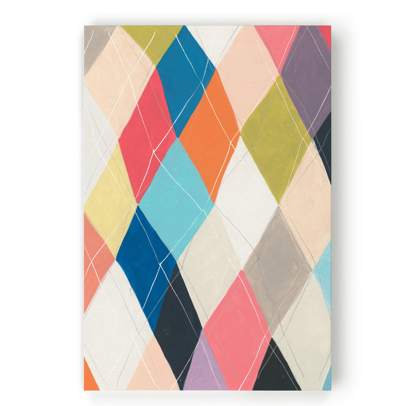 « harlequin anastasia ii », impression sur toile, H 12 po x l 8 po x P 1 po, Toile tendue