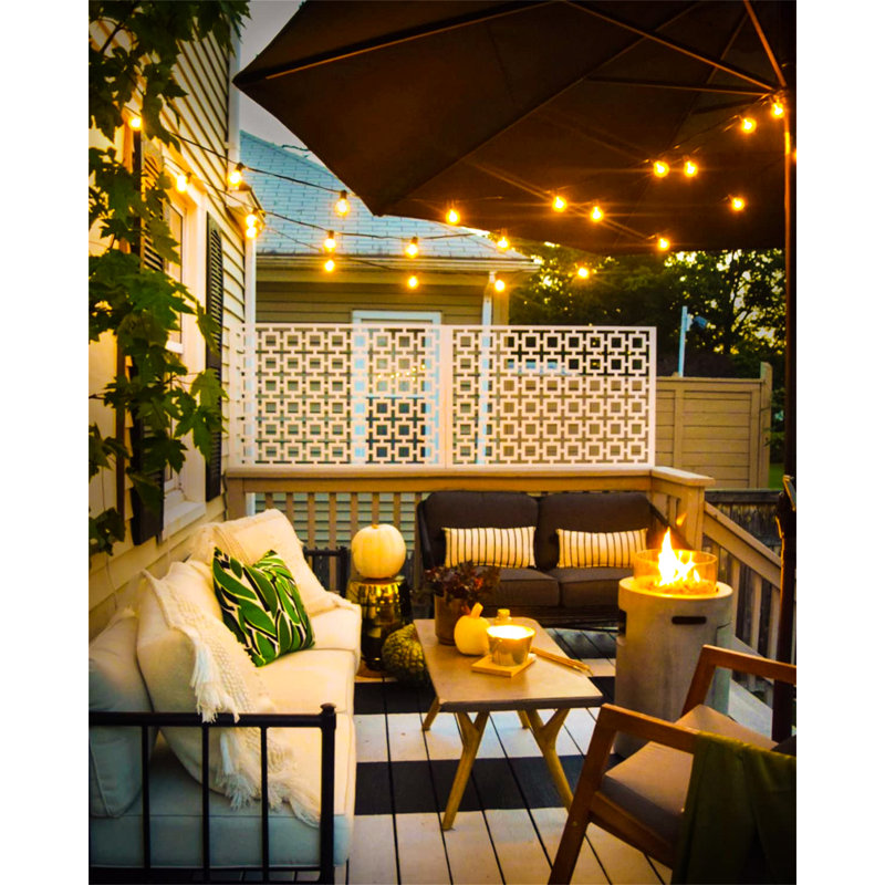 Andaleeb 1828.8cm 33 - Bulb Festoon Lights String Light (End to End Connectable)