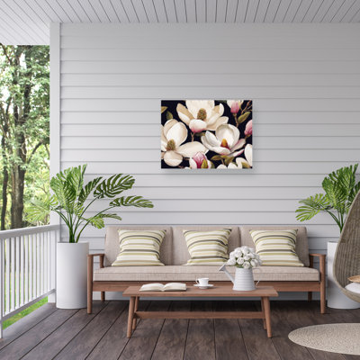 Tina Lavoie Spring Magnolias Outdoor  Canvas