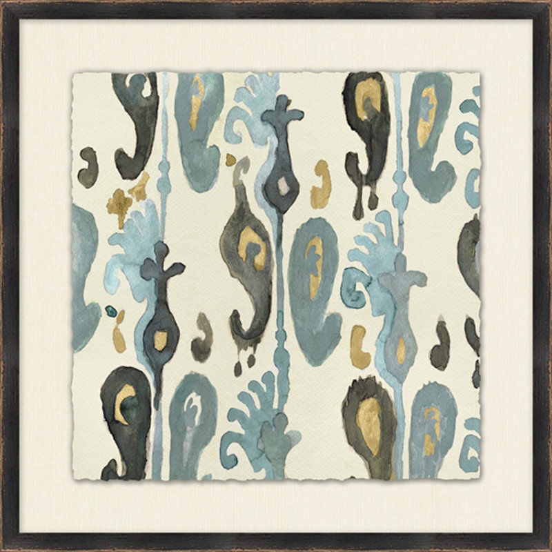 Neutral Ikat Study 6 Painting