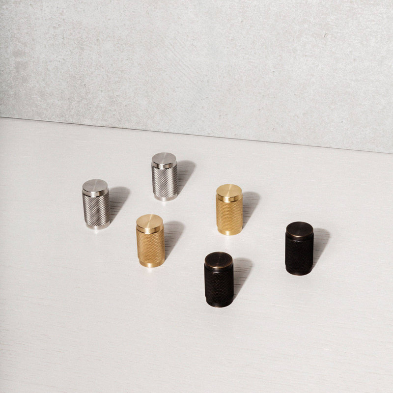 Cylindrical Knob, Black
