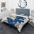 Gold Glam Squares VI - Abstract Duvet Cover Set - Microfiber Polyester-50573593-112917694