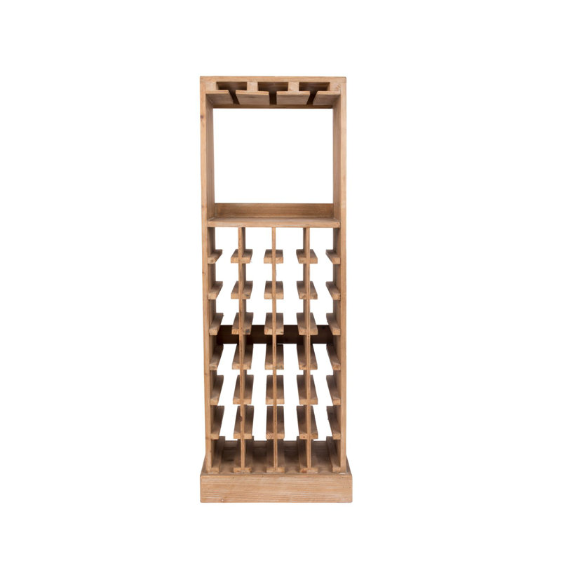 Claude Solid Wood Bar Cabinet