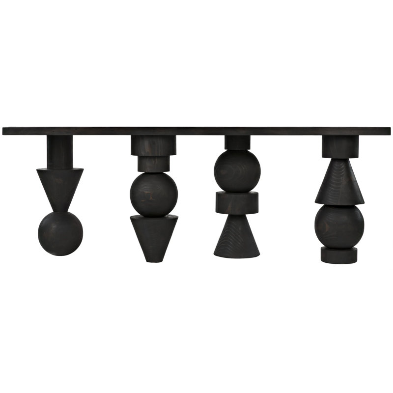 Moai 82'' W Solid Wood Console Table