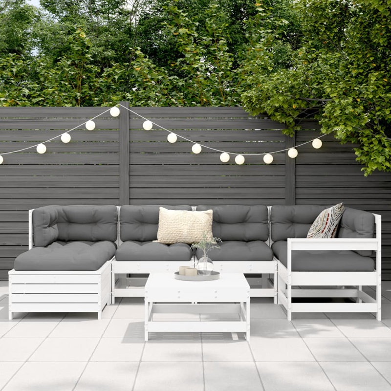 62cm Wide Outdoor L-Shaped Patio Sofa