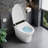 BCANHOME Extra-Large Smart Toilet for Spacious Bathrooms/Bigger Body Types,With Built-in Tank Bidet,Heated Seat with Comfort-Height, Auto Open/Close Lid, Warm Water Bidet & Dryer, Foam Shield, UV Sterilization, Remote Control, Low Water Pressure Required