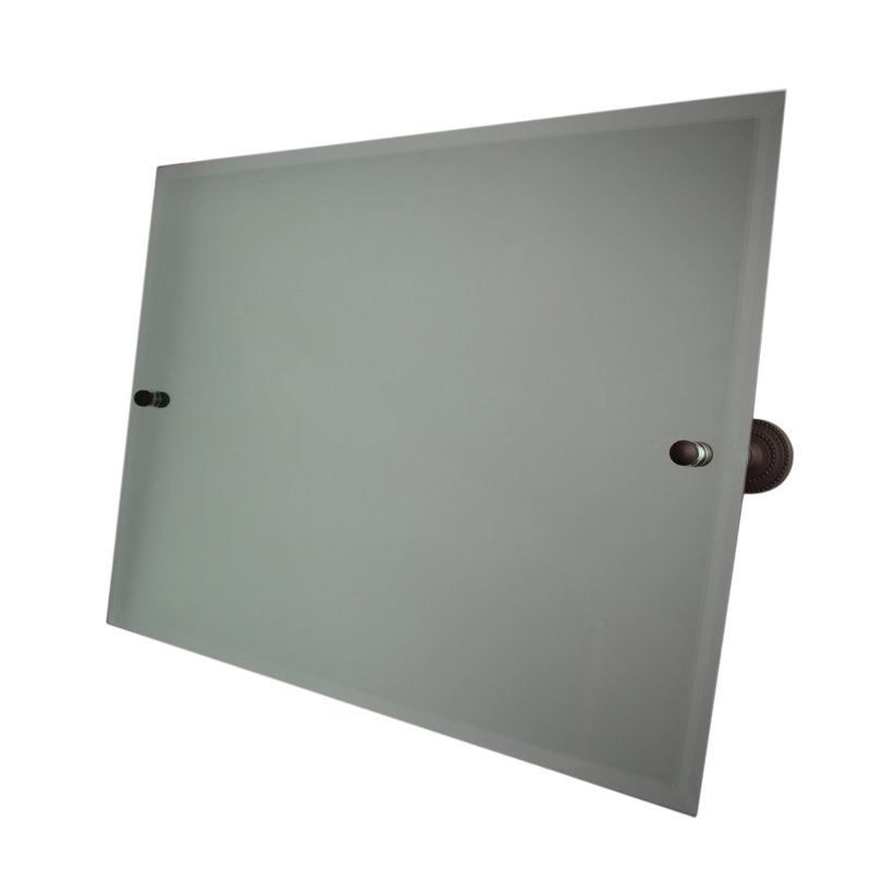 Miroir rectangulaire inclinable 21 "x 26" Dottingham, Bronze antique, 21" H x 26" W