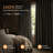 100% Blackout Curtains Linen Textured Solid Thermal Insulated Curtains & Drapes For Living Room Bedroom (50" Wide, Set Of 2)-550612724-558668437