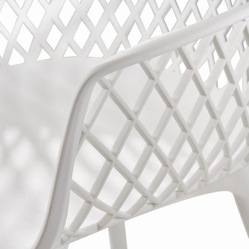 Fauteuils de salle à manger Olivia, Blanc