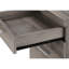 3 classeurs, mobile, rangement, taupe, bureau