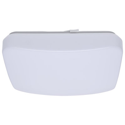 Luminaire DEL à nuage avec capteur 27K / 30K / 35K / 40K / 50K CCT, forme carrée, finition blanche, 120 volts