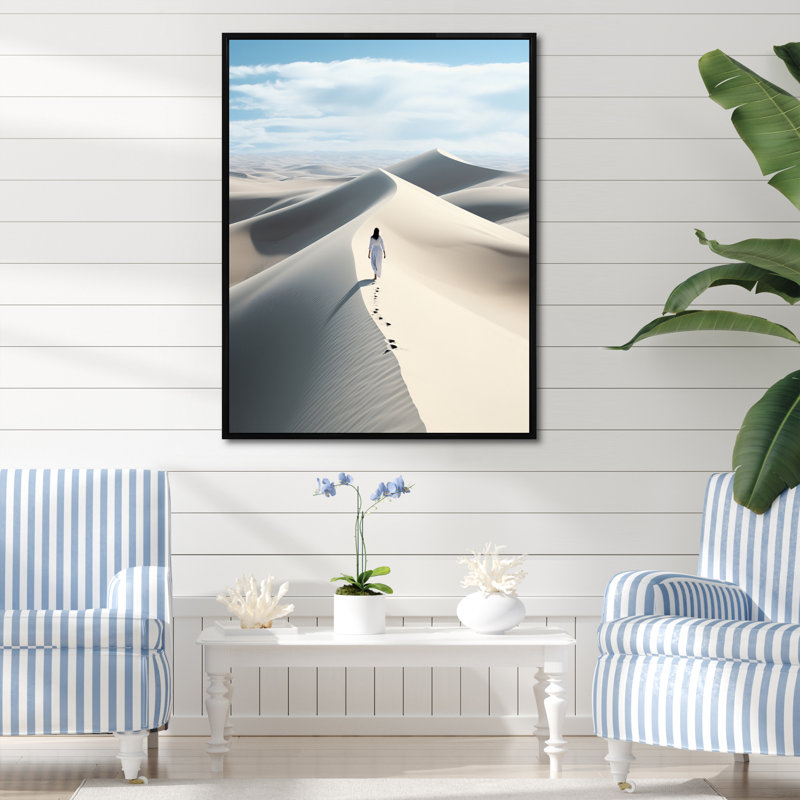 Beach Coastal Reverie I - Imprimé, H 20 po x l 12 po x P 1 po, Cadre flottant noir