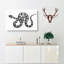 Boa Constrictor Snake in Black & White by George Shaw - Wrapped Canvas Drawing - Wrapped Canvas-55362643