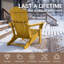 Chaise Adirondack en plastique PEHD résistant aux intempéries Devito-170178738