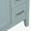 Ensemble de meuble-lavabo 30 po avec lavabo, armoire de salle de bain blanche avec tiroirs, structure solide et panneau de fibres à densité moyenne-1854287540