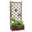 67 In. Wood Planter Raised Garden Bed With Trellis