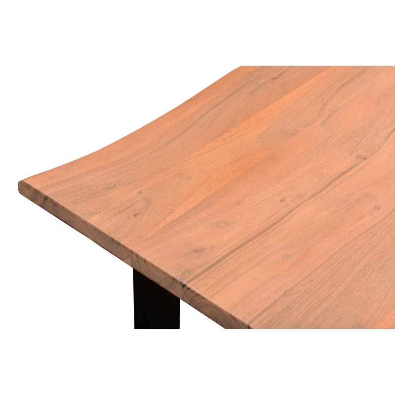 Farsund Dining Table, H76 x L120 x W80cm, Natural, Black