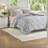 -Piece Cal King Bedding Sets, Grey Polyester, Modern Comforter Set