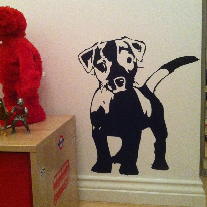 Animals Wall Decal, Black