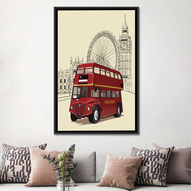 Art sur toile Bavleen, Toile encadrée noire, H 60 po x l 40 po x P 1,5 po