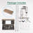 Single-Hole Single-handle Bathroom Faucet with Drain Assembly-61744973